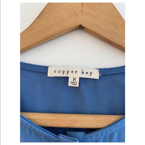 NWT Blue Button-Up Jumpsuit NWT - Picture 4 of 6